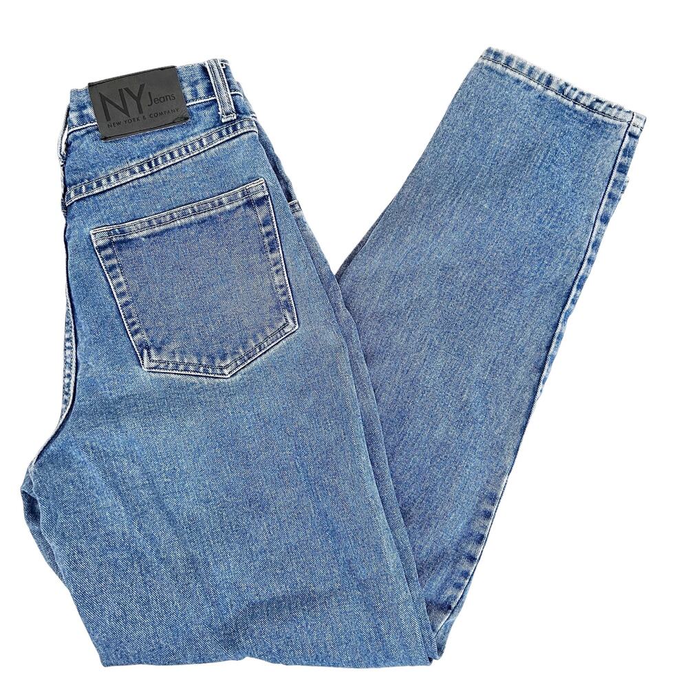 Vintage New York & Company High Waisted Mom Jeans Sz 25